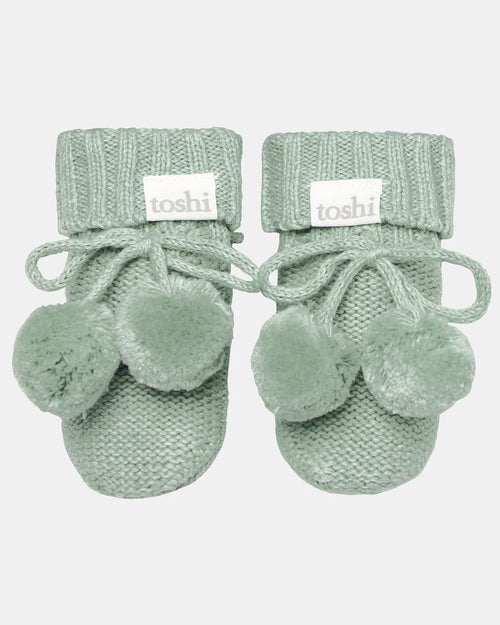 Organic Booties - Jade