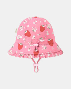 Swim Bell Hat - Twinkle Strawberry