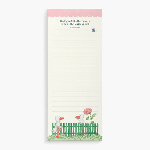 Twigseeds Magnetic Notepad - Garden Fence
