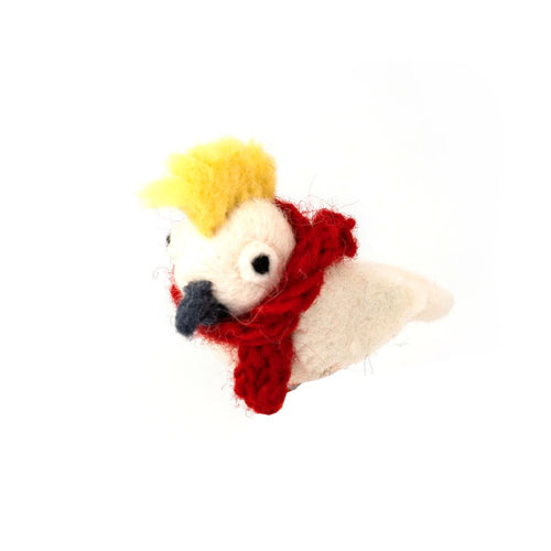 Felt Decoration Cockatoo Christopher
