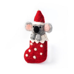 Felt Decoration Koala Stocking