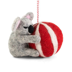 Felt Decoration - Koala With Beach Ball