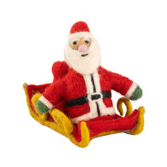 Felt Decoration - Santa Sleigh