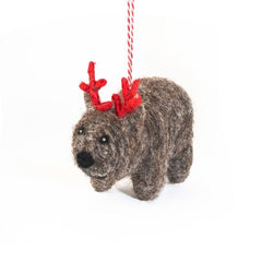 Felt Decoration - Wombat Wally