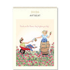 Vevoke Medium Wall Calendar - Artbeat