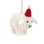 White Sheep Christmas Decoration