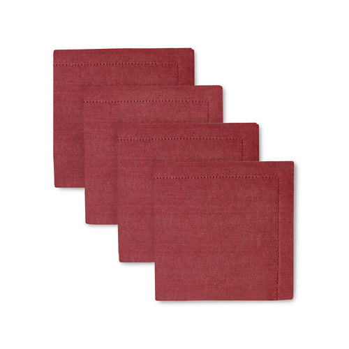 Jetty Berry Red Napkin Set 4