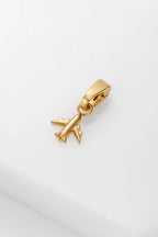 Plane Charm - Gold