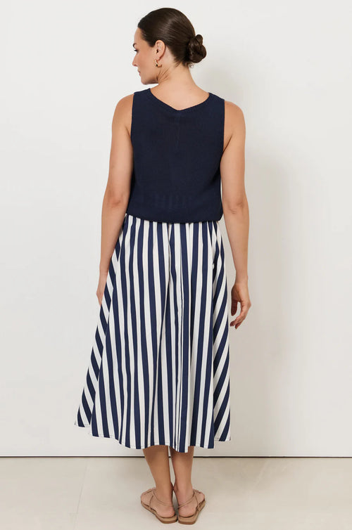Elsie A-Line Midi Skirt