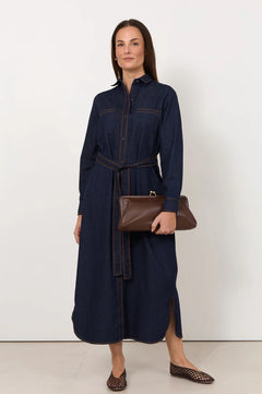 Petrina Denim Shirt Dress