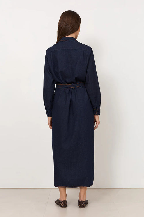 Petrina Denim Shirt Dress
