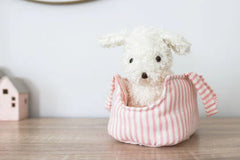 Marshmallow the Puppy & Carrier
