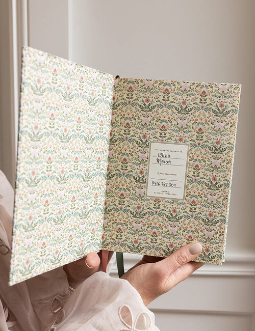 Linen Bound Journal - Bramblefloss