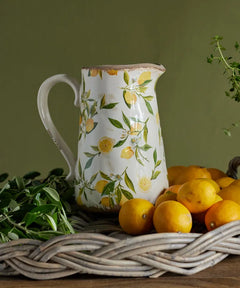 Botanical Lemon Jug - Tall