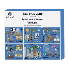 Brisbane Down Under Coaster Set 6