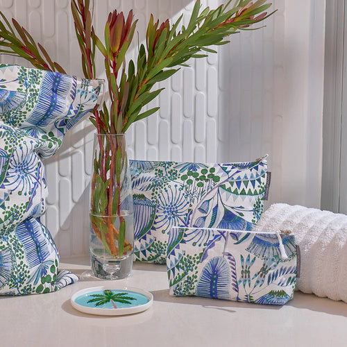 Large Linen Cosmetic Bag - Bush Botanical