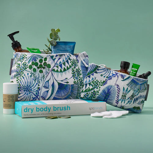Large Linen Cosmetic Bag - Bush Botanical