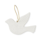 White Ceramic Dove Decoration