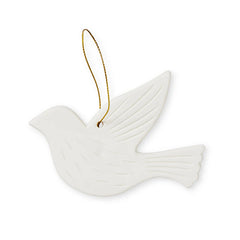 White Ceramic Dove Decoration