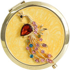 Compact Mirror Peacock