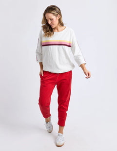 Brunch Pant - Cranberry