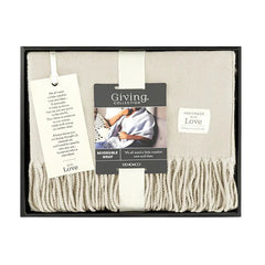 Demdaco Giving Wrap - Cream