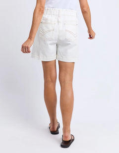 Atlas Denim Short - Vintage White