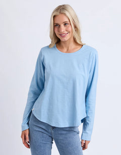 Everyday Long Sleeve Tee - Light Blue