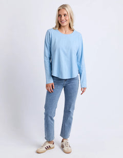 Everyday Long Sleeve Tee - Light Blue