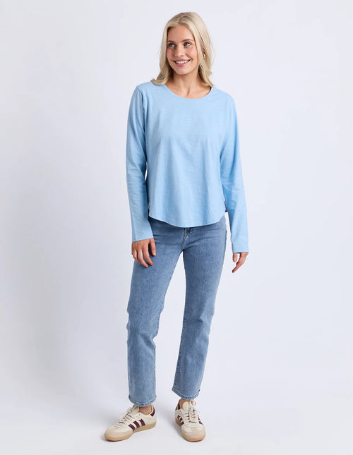 Everyday Long Sleeve Tee - Light Blue