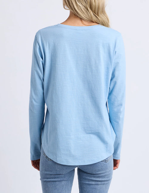 Everyday Long Sleeve Tee - Light Blue