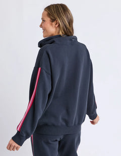 Lover 1/4 Zip Jumper - Navy