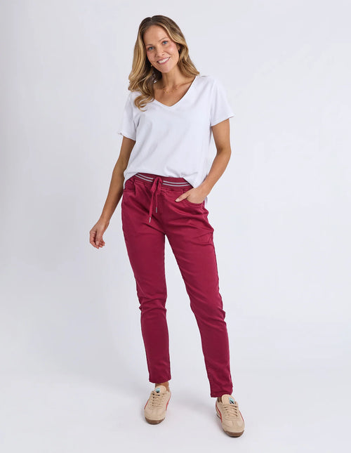 Margo Jogger - Maroon