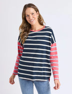 Marta Strip Long Sleeve Tee
