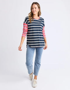 Marta Strip Long Sleeve Tee