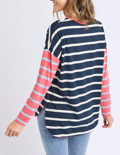 Marta Strip Long Sleeve Tee