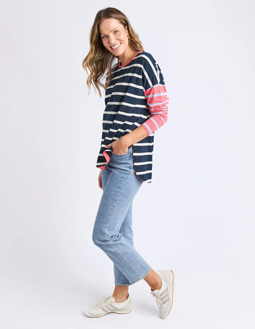 Marta Strip Long Sleeve Tee
