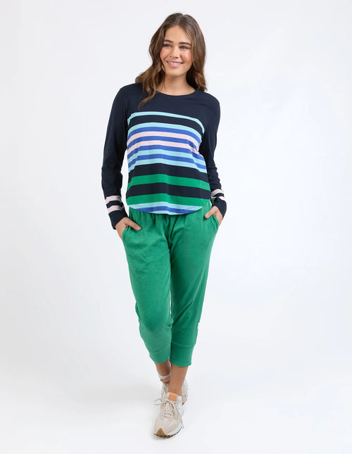 Medley Stripe Long Sleeve Tee