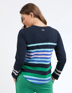 Medley Stripe Long Sleeve Tee