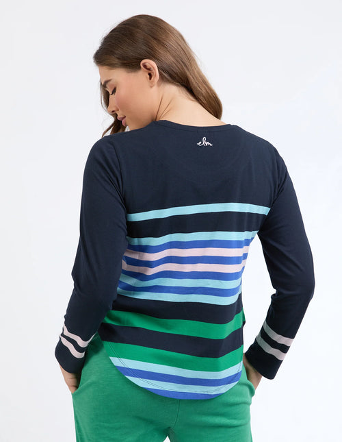 Medley Stripe Long Sleeve Tee