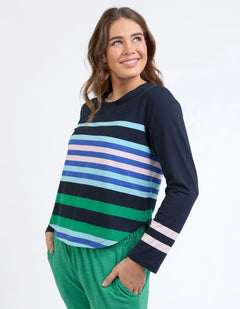 Medley Stripe Long Sleeve Tee