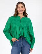Montana Blouse - Pine Green