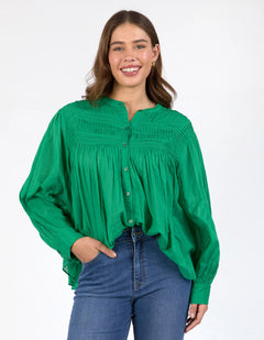 Montana Blouse - Pine Green