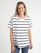 Halli Short Sleeve Tee - Stripe