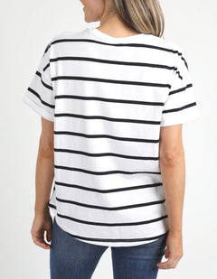 Halli Short Sleeve Tee - Stripe