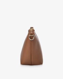 Leyton Crossbody - Tan Saffiano