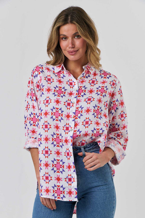 Boyfriend Linen Shirt - Etoile