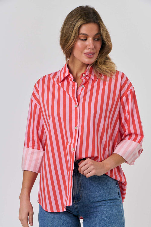 Stripe Poplin Shirt