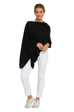 Cashmere Topper - Ebony