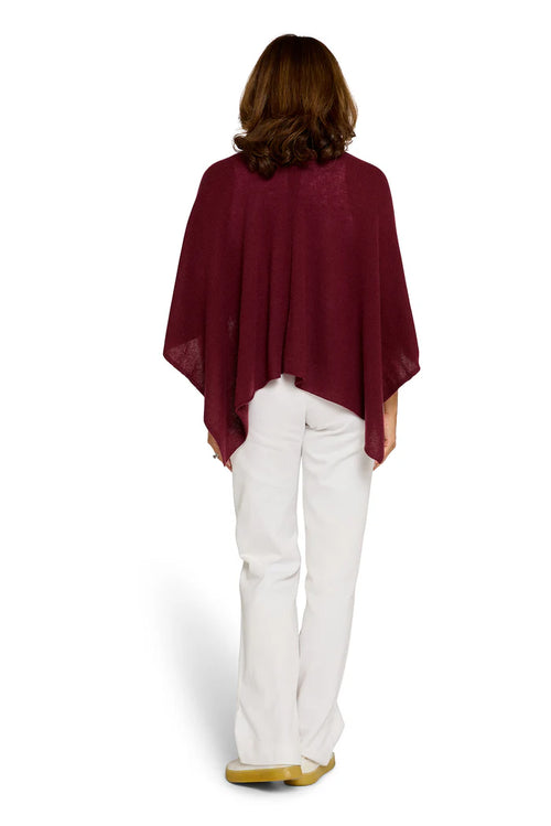 Cashmere Topper - Sangria